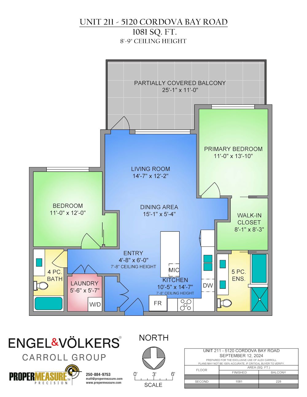 211-5120 Cordova Bay Rd Floorplan